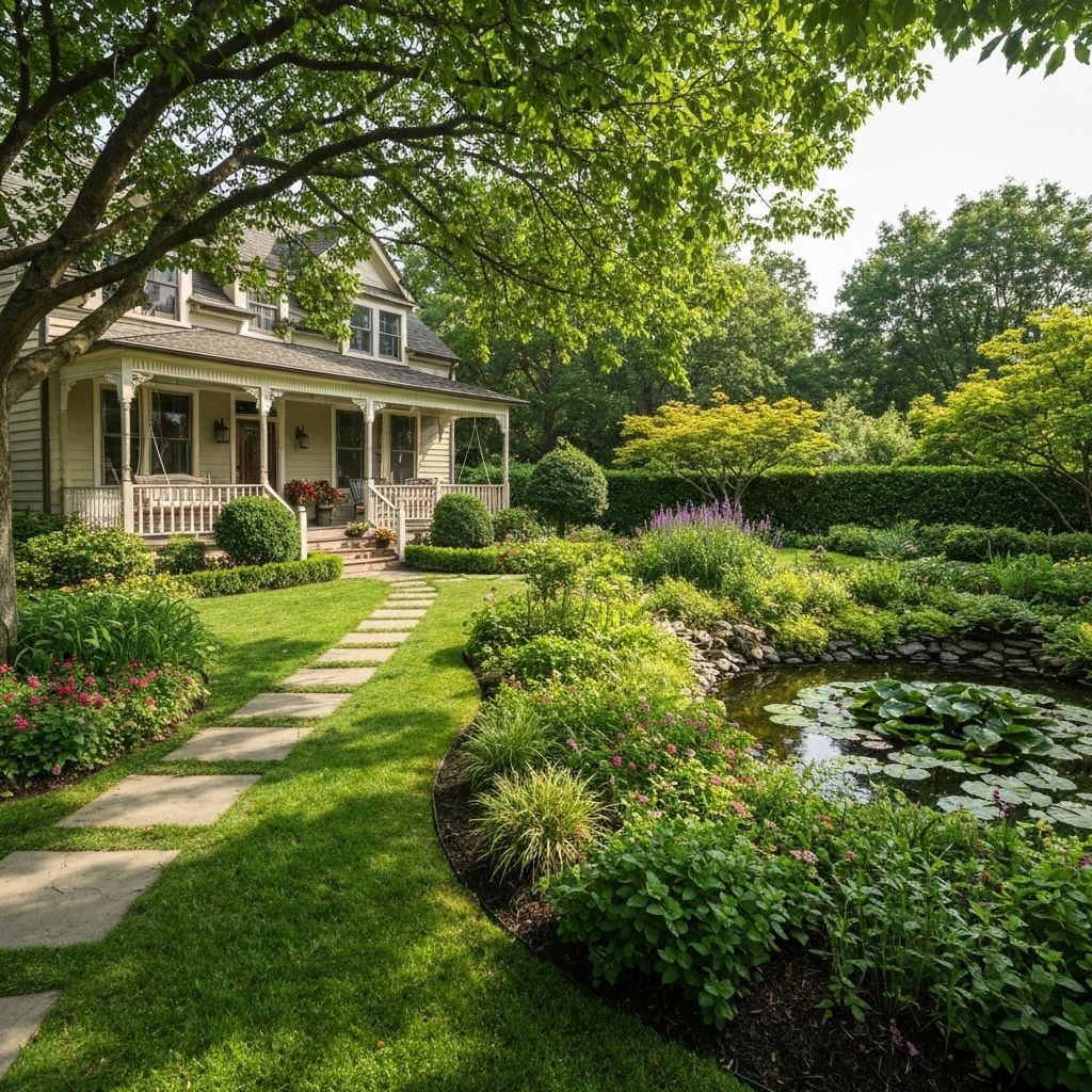 Просторна къща с двор